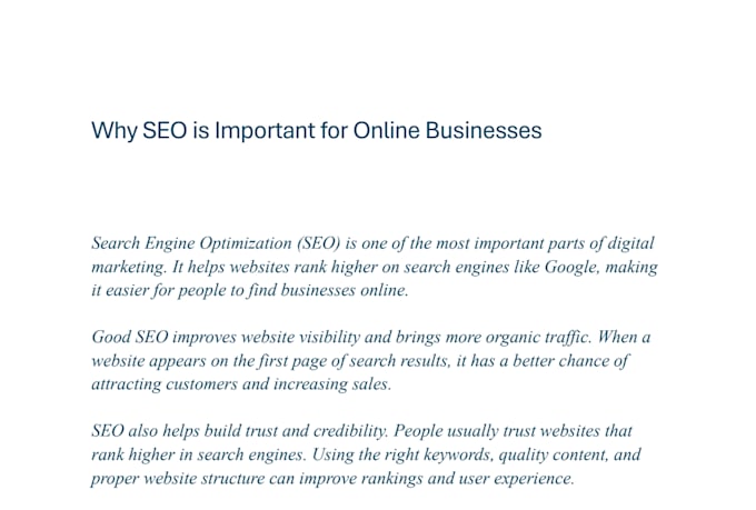 write engaging SEO content